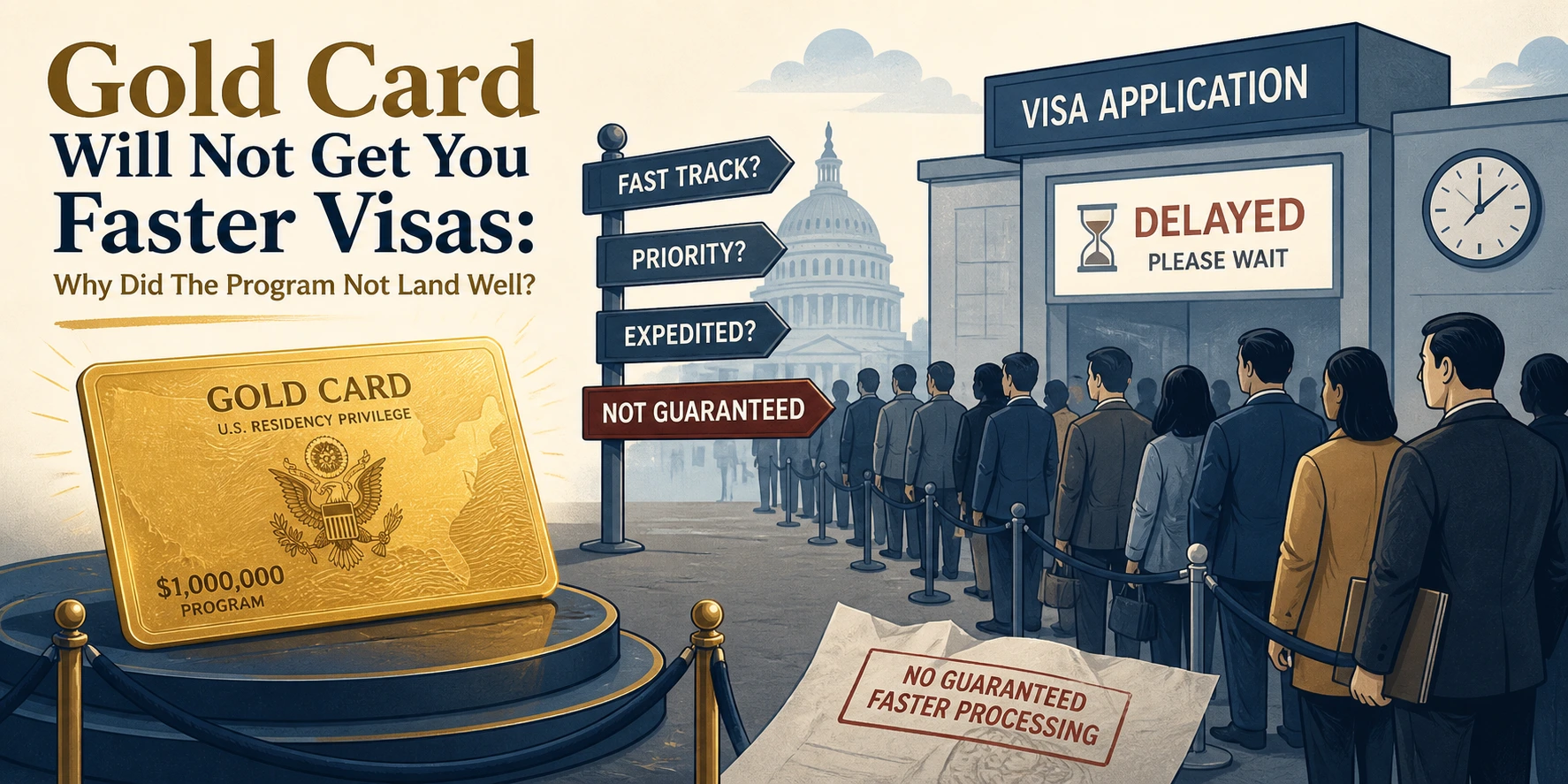 Gold Card Will Not Get You Faster Visas: Why Did The Program Not Land Well?